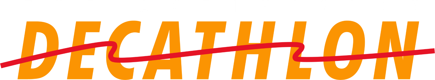 Activision Decathlon logo for Commodore 64